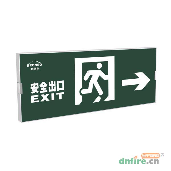 應急疏散標志指示燈-玻璃壁掛式,博朗耐,消防應急疏散指示燈