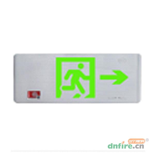 N-BLJC-1LROXEⅡ0.25WZGM集電集控單面中型銀色新型拉絲面板弧形標(biāo)志燈N83034-A