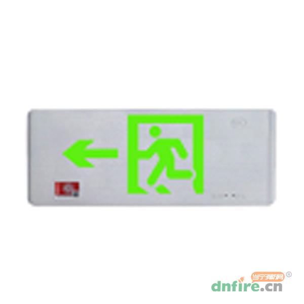 N-BLJC-1LROXEⅡ0.25WZGM集電集控單面中型銀色新型拉絲面板弧形標(biāo)志燈N83033-A,拿斯特,消防應(yīng)急疏散指示燈