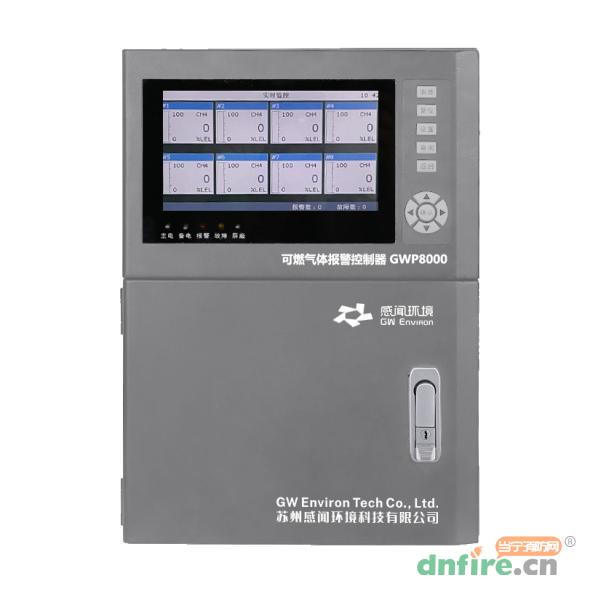 GWP8000多通道可燃?xì)怏w報(bào)警控制器,感聞科技,氣體報(bào)警控制器