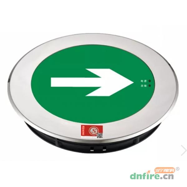 N-BLJD-1LREⅠ0.5WJDJ集中電源型242mm玻璃面地埋燈,敏華電工,消防應(yīng)急疏散指示燈