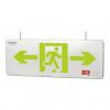 M-BLJC-2LROEⅡ0.5WZMS中型0.38cm超薄不銹鋼吊桿式雙面標志燈,敏華電工,消防應急疏散指示燈