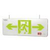 M-BLJC-2LREⅠ1WZLH/M-BLJC-2LROEⅠ1WZLI集電集控0.48CM超薄不銹鋼雙面標志燈（吊線式）,敏華電工,消防應急疏散指示燈