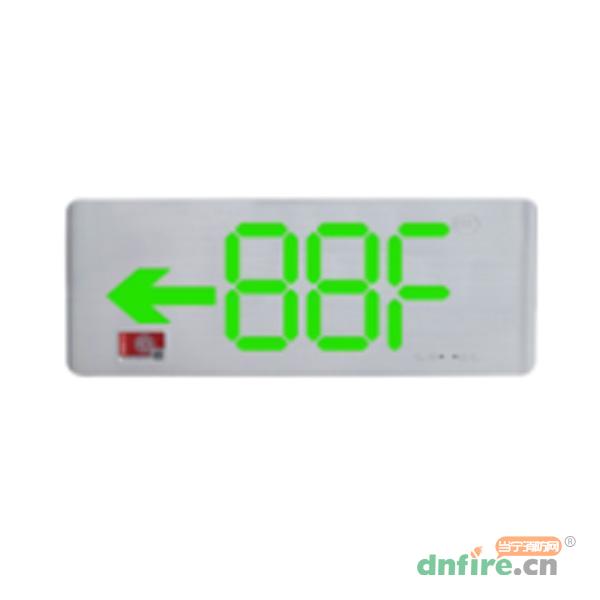 N-BLJC-1LROXEⅡ0.25WZGM集電集控單面中型銀色新型拉絲面板弧形標(biāo)志燈