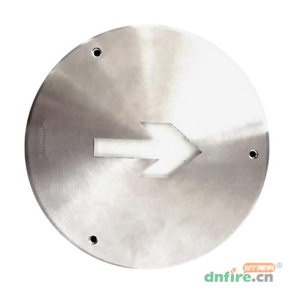 XM-BLJC-1LEⅠ0.5W-3DBX集中電源集中控制型消防應(yīng)急標(biāo)志燈具（單向 不銹鋼250mm）,西默電氣,消防應(yīng)急疏散指示燈