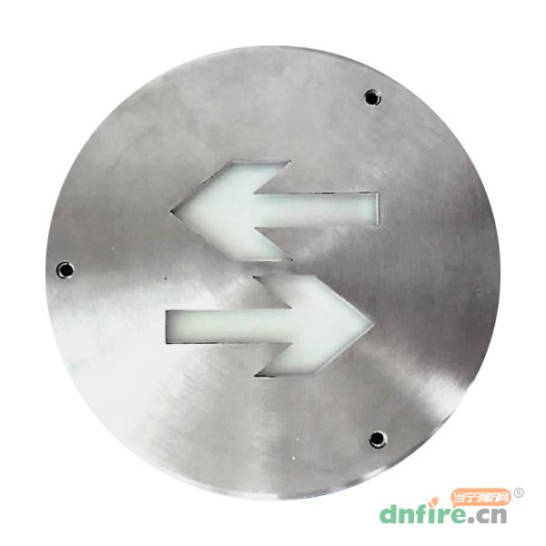 XM-BLJC-1LREⅠ0.5W-3DBX集中電源集中控制型消防應(yīng)急標(biāo)志燈具（雙向 不銹鋼250mm）,西默電氣,消防應(yīng)急疏散指示燈