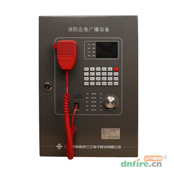 GB2201BK-200型消防應(yīng)急廣播設(shè)備 壁掛式,三江,消防廣播主機(jī)