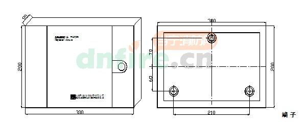 LD4800E-A結(jié)構(gòu)與安裝尺寸圖