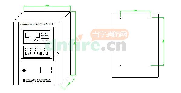 JB-QB-LD128EN(M)-AI外形與結(jié)構(gòu)尺寸圖