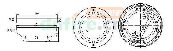 JTY-GM-LD3000EN結(jié)構(gòu)與安裝尺寸圖