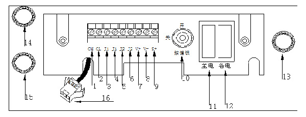 SFJK-201可燃?xì)怏w控制器端子說(shuō)明及接線
