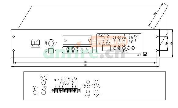 GB4210DM外形與結(jié)構(gòu)尺寸及端子圖