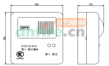 模塊外形示意圖