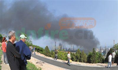 中石油大連石化油罐著火爆炸