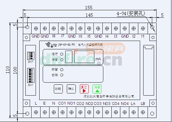JBF-EF-BD/RT(RT8)總線式電氣火災(zāi)監(jiān)控探測(cè)器