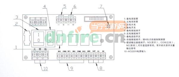 XE3020電氣火災(zāi)監(jiān)控設(shè)備接線方法