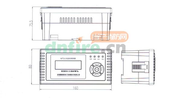 XE3112SWL電氣火災(zāi)監(jiān)控探測(cè)器總結(jié)構(gòu)圖