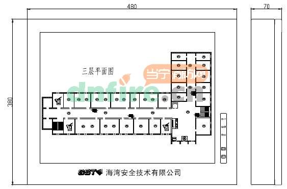 ZF-GST8903火災(zāi)顯示盤