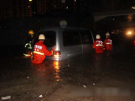 水中推車