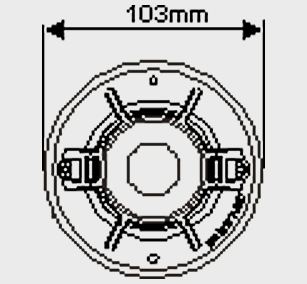 凱衛(wèi)JTY-GD-DG311獨(dú)立煙感結(jié)構(gòu)示意圖