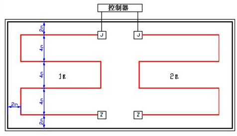 JTW-LD-L806探測器在倉庫天花板下的安裝方式
