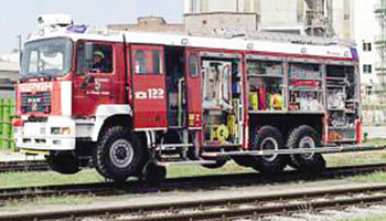 路軌兩用消防車