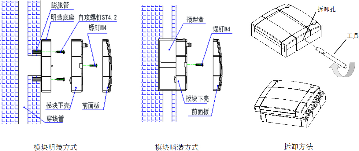 JSM-BK8001輸入模塊安裝圖