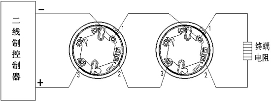 SH-BK2D-S點(diǎn)型光電感煙火災(zāi)探測(cè)器底座端子接線圖