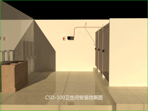 CSD-100衛(wèi)生間安裝效果圖