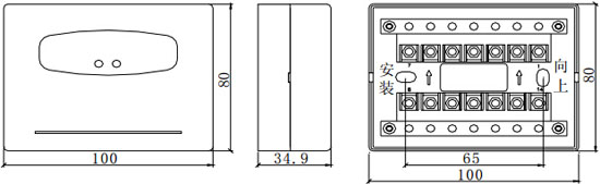 GM613輸入/輸出模塊外形尺寸圖