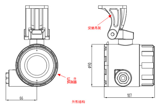 A715/IR3外形結(jié)構(gòu)和尺寸