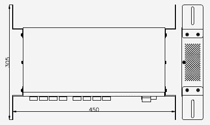 TX6620CAN總線交換機(jī)立柜安裝尺寸