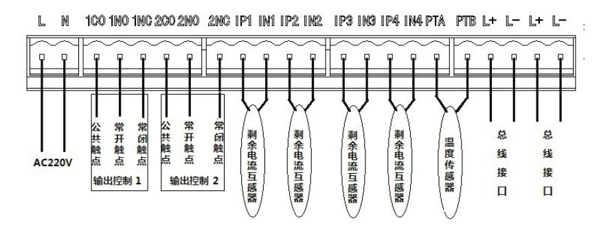 FS8280剩余電流式/測溫式電氣火災(zāi)監(jiān)控探測器