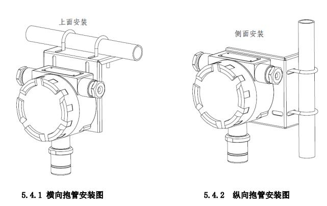 JTQ-CH281Ex可燃?xì)怏w探測器安裝方式