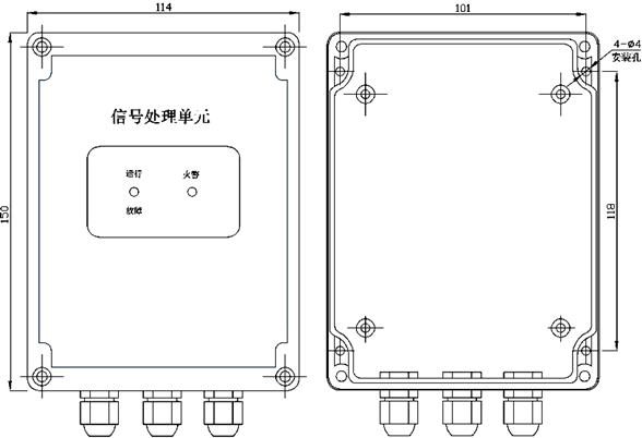  JTW-LD-SM3002可恢復(fù)式纜式線型定溫火災(zāi)探測器安裝示意圖