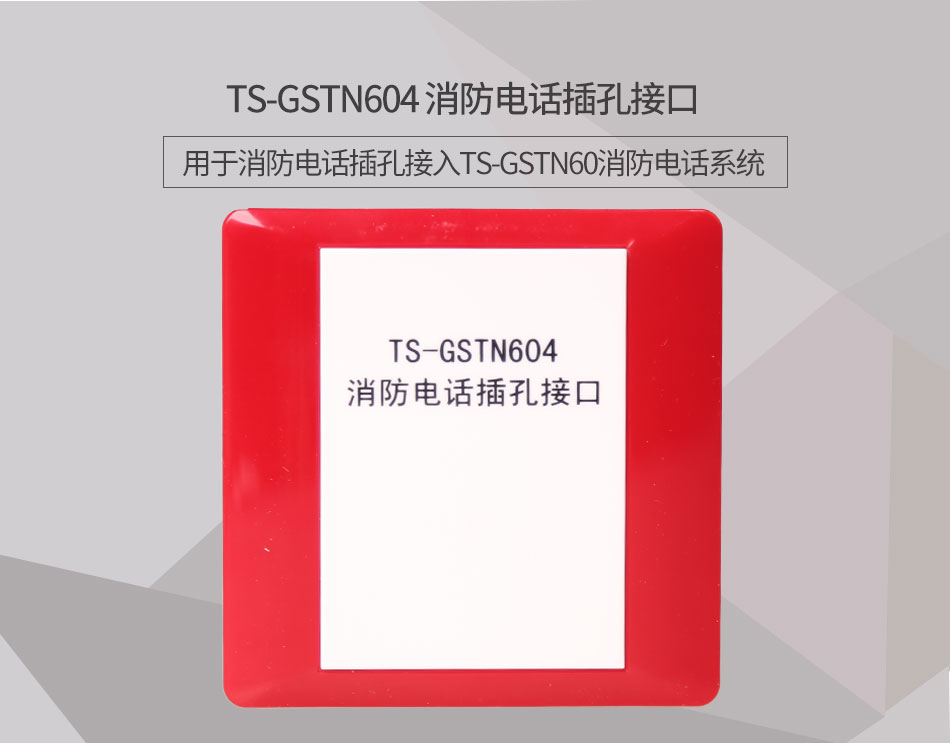 TS-GSTN604消防電話接口情景展示