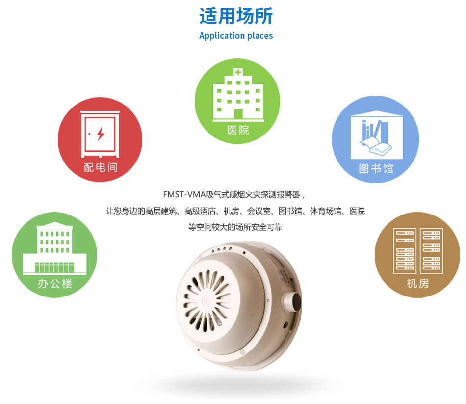 FMST-VMA 極早期空氣采樣煙霧探測器(激光點式)產(chǎn)品應用場所