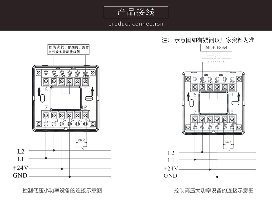 TCMK5203輸入/輸出模塊接線圖