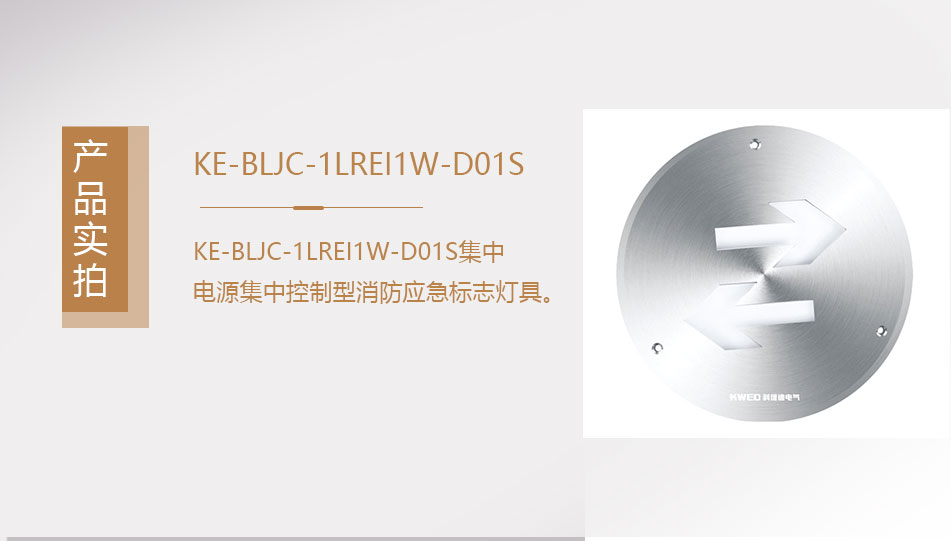 KE-BLJC-1LREI1W-D01S集中電源集中控制型消防應(yīng)急標(biāo)志燈具（地埋式）