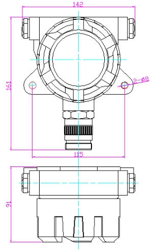 QH10點(diǎn)型可燃?xì)怏w探測器