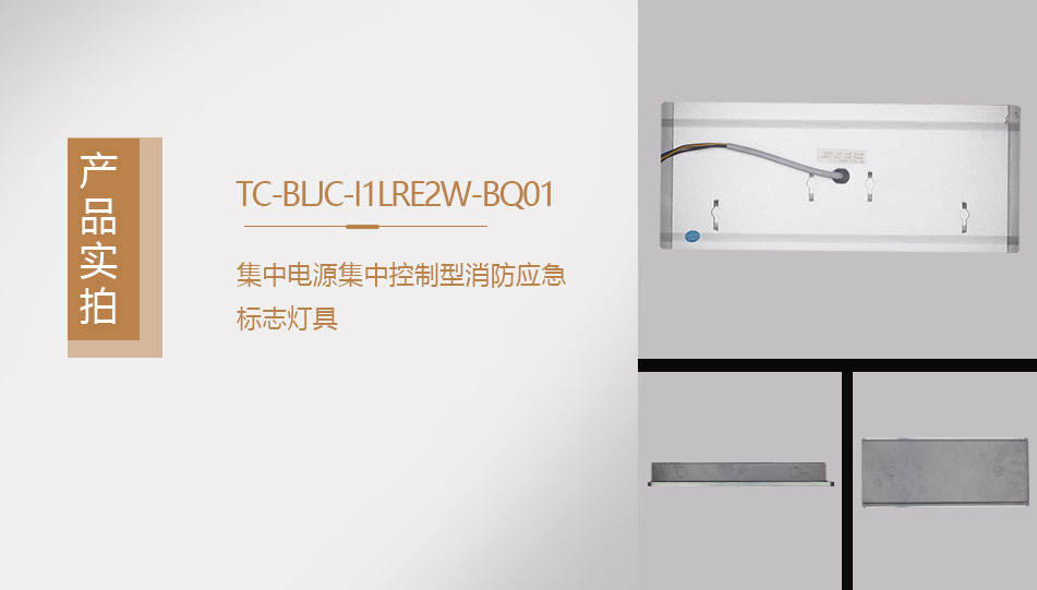 TC-BLJC-I1LRE2W-BQ01集中電源集中控制型消防應急標志燈具實拍