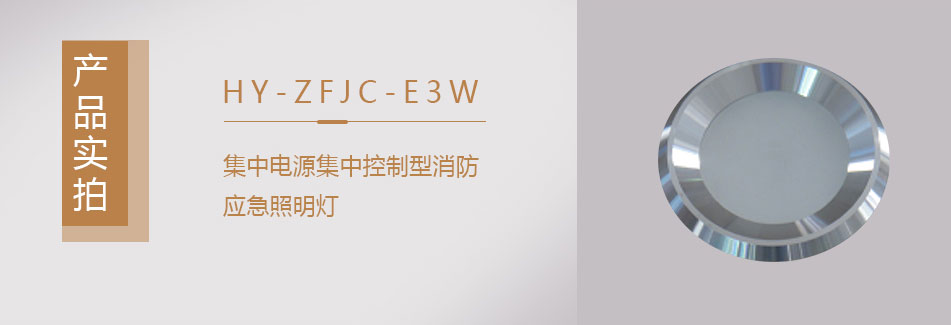 HY-ZFJC-E3W集中電源集中控制型消防應(yīng)急照明燈具實(shí)拍