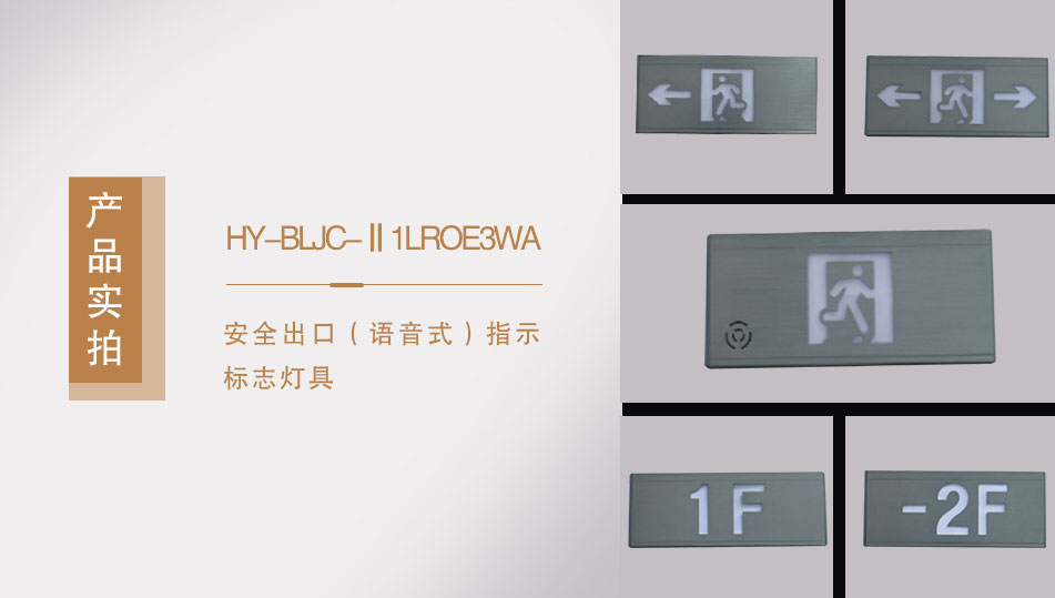 HY-BLJC-Ⅱ1LROE3WA安全出口（語音式）指示標(biāo)志燈具 