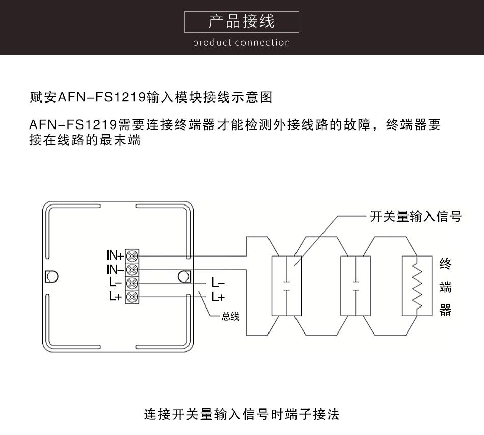 AFN-FS1219輸入模塊接線圖
