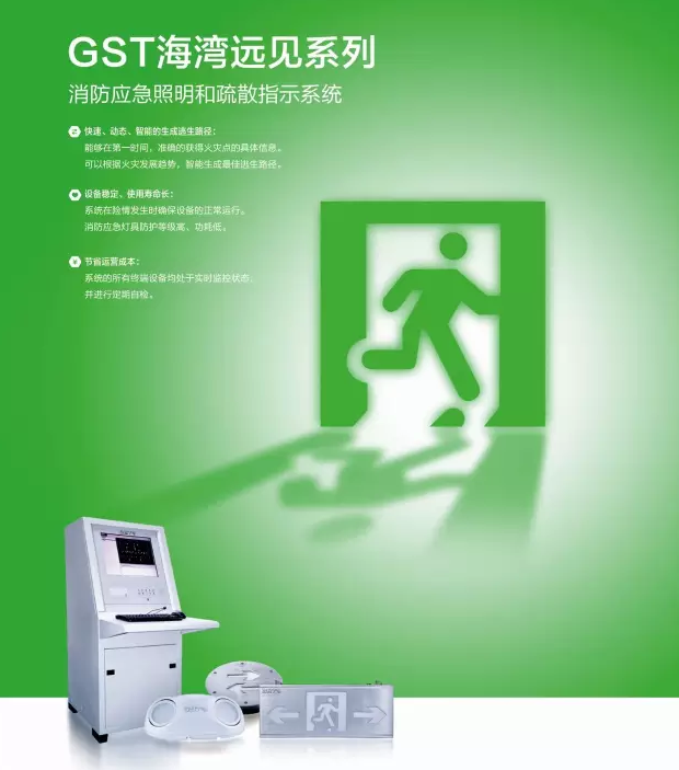 海灣消防應(yīng)急照明和疏散指示系統(tǒng)