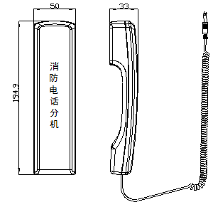 TS-DF-6101消防電話分機結構特征