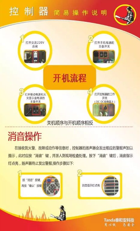 消防主機開關機操作步驟