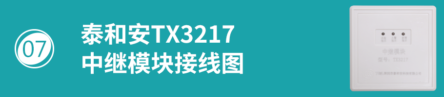 TX3217模塊接線