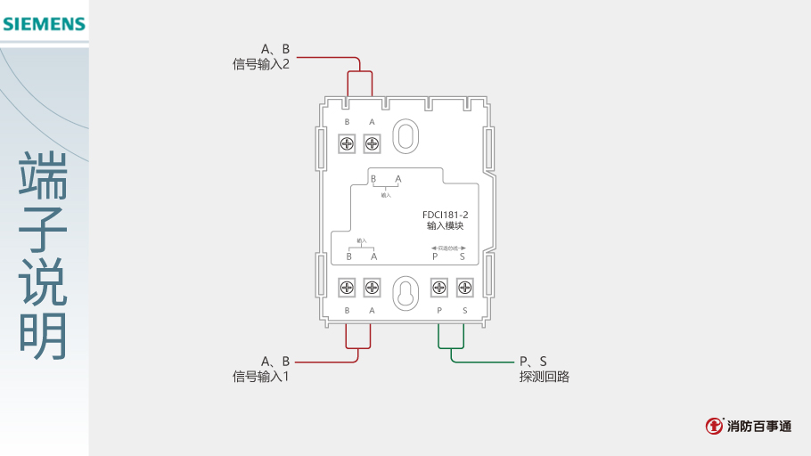 西門子FDCI181-2輸入模塊端子說明