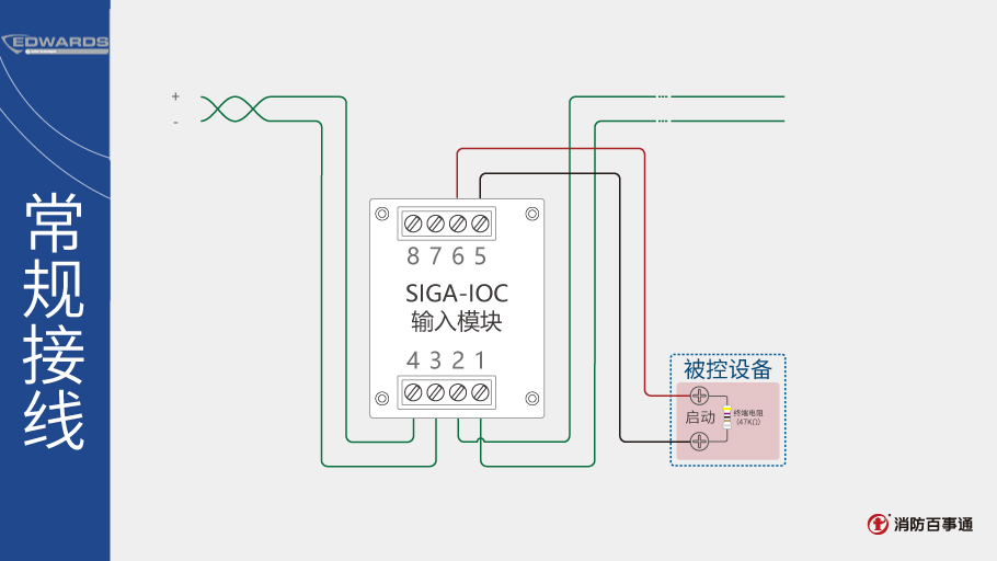 SIGA-IOC輸入模塊接線